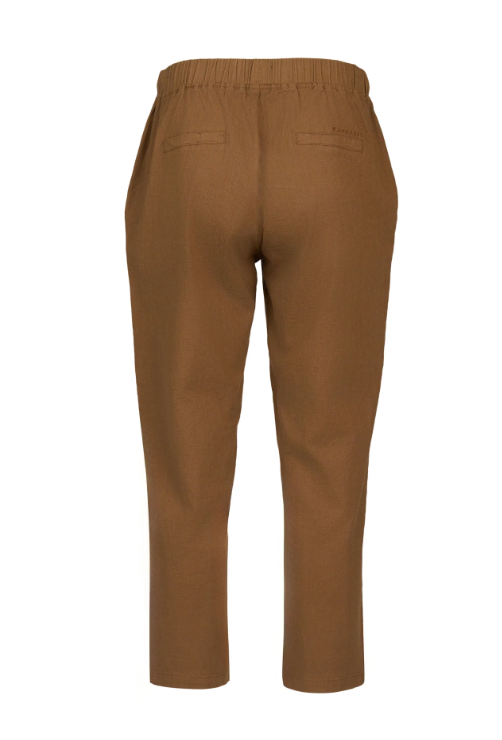 VASSALLI 7/8 COTTON PANT PECAN