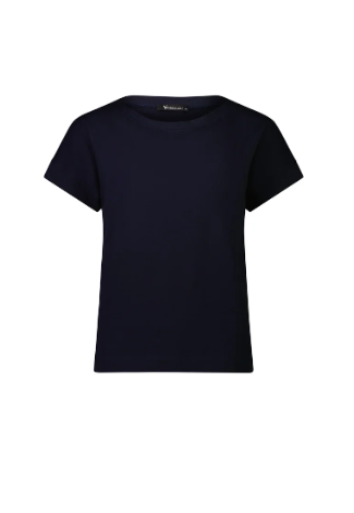VASSALLI DROP SLEEVE STEPPED HEM TOP INK
