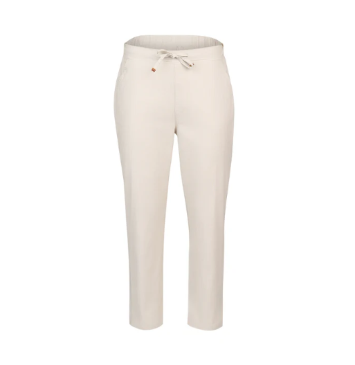 VASSALLI 7/8 COTTON ELASTIC WAIST STONE PANTS