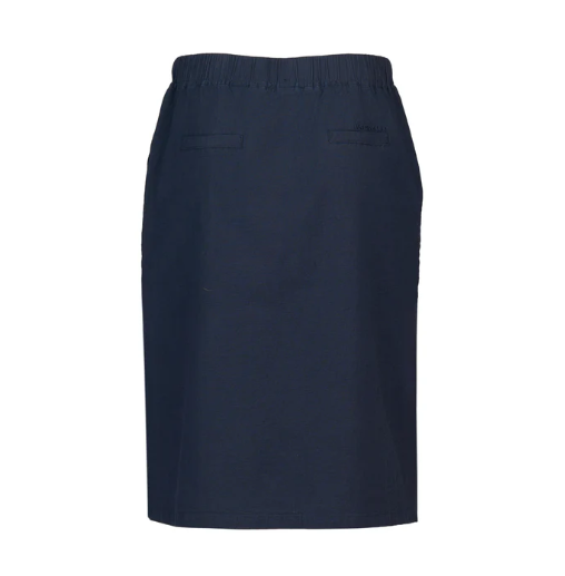 VASSALLI FLAT FRONT PULL ON SKIRT INK