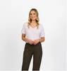 VASSALLI SLIM LEG ANKLE GRAZER KHAKI