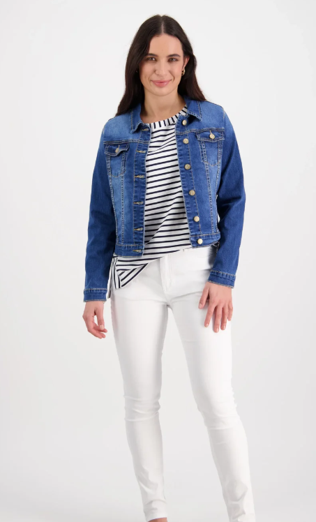VASSALLI DENIM JACKET BLUE WASH