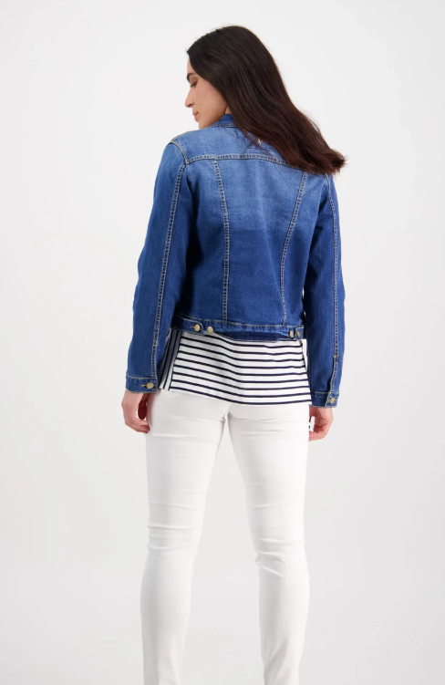 VASSALLI DENIM JACKET BLUE WASH