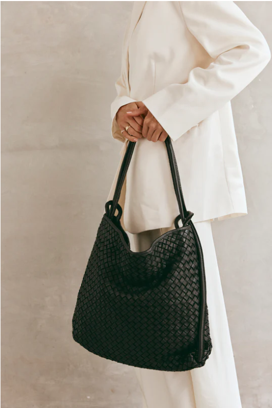 VESTIRSI BELLA WOVEN 2 IN 1 BACKPACK TOTE