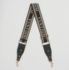 VESTIRSI WOVEN LOGO STRAP SMOOTH BLACK