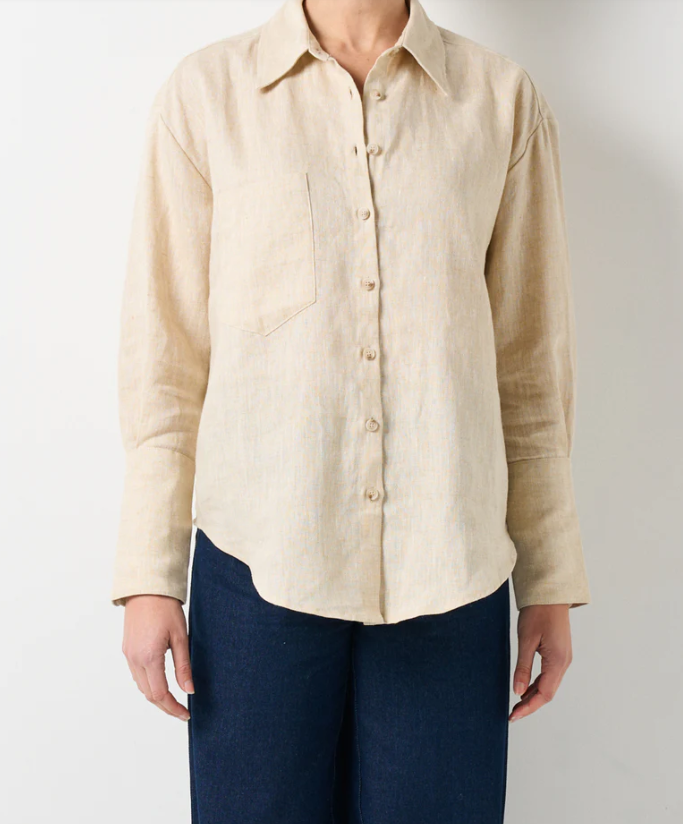WALNUT RITZ SHIRT OATMEAL