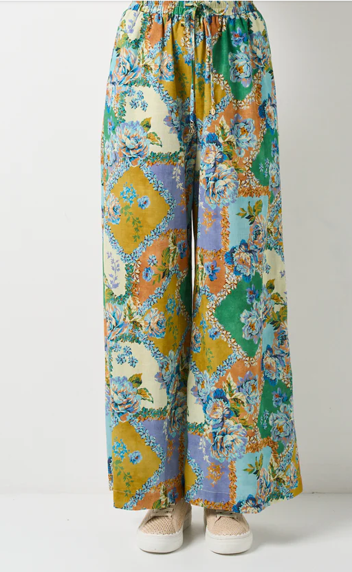 WALNUT VERMONT PANT PEONY PATCHWORK
