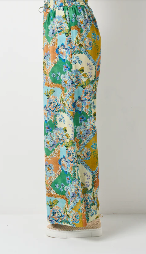 WALNUT VERMONT PANT PEONY PATCHWORK