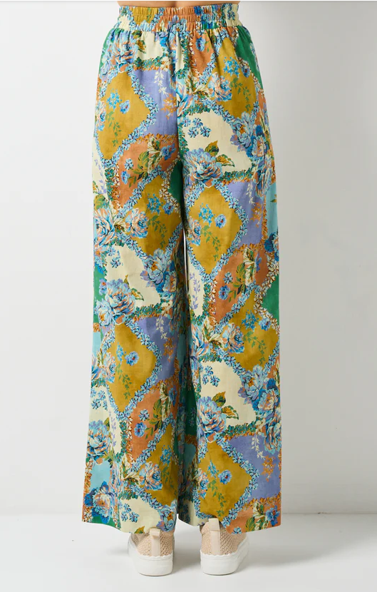 WALNUT VERMONT PANT PEONY PATCHWORK