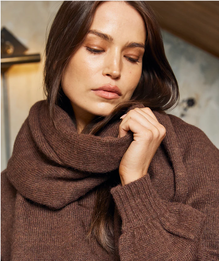 WALNUT OTTAWA JUMPER CHOCOLATE