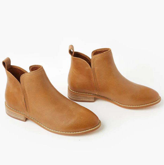 WALNUT DOUGLAS LEATHER BOOT TAN