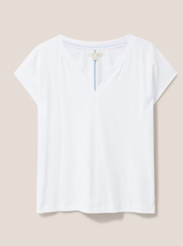 WHITE STUFF NELLY NOTCH TEE