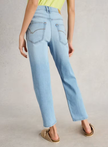 WHITE STUFF BLAKE STRAIGHT CROP DENIM