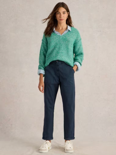WHITE STUFF TWISTER CHINO TROUSERS