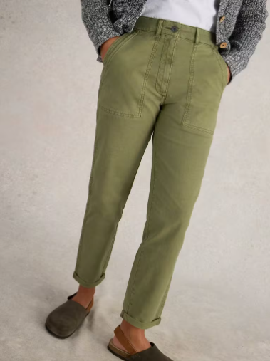 WHITE STUFF TWISTER CHINO TROUSERS