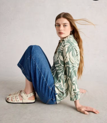 WHITE STUFF ANNIE LONGLINE SHIRT