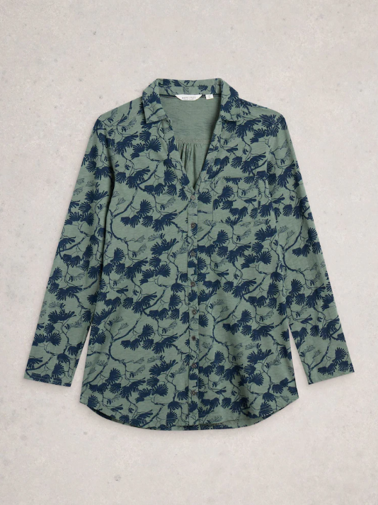 WHITE STUFF ANNIE LONGLINE SHIRT