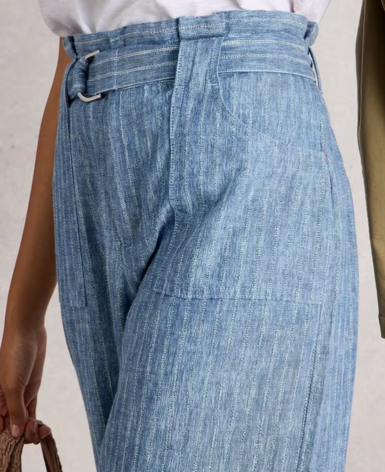 WHITE STUFF TEAKIE STRIPE PANTS