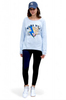WILMA WYLE TAYLOR SWEATER BLUE LIGHTENING