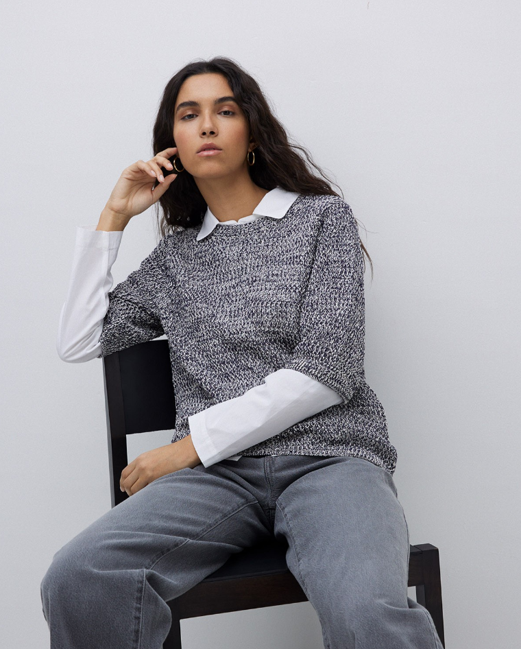 YERSE NAVY JUMPER
