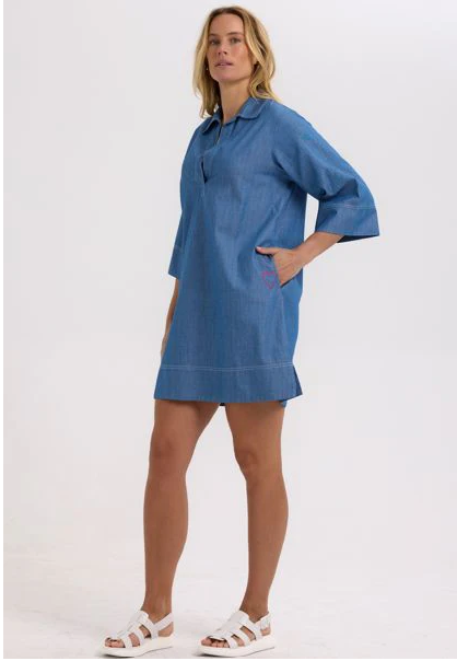ZAKET & PLOVER DENIM TUNIC VINTAGE DENIM