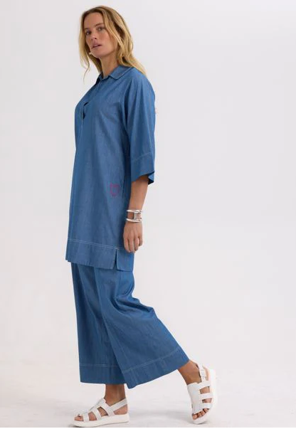 ZAKET & PLOVER DENIM TUNIC VINTAGE DENIM