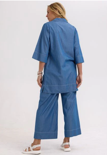 ZAKET & PLOVER DENIM TUNIC VINTAGE DENIM