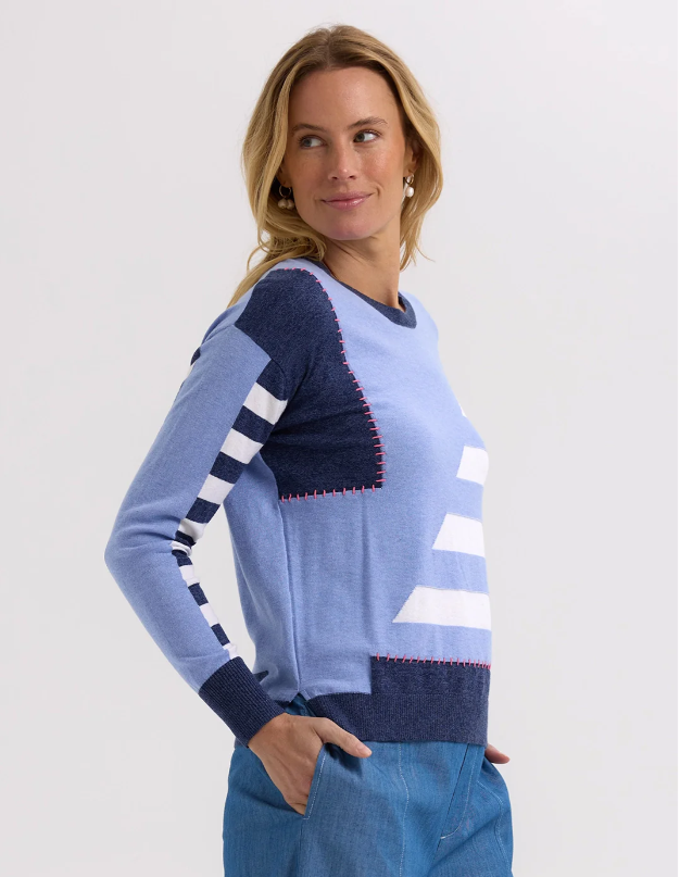 ZAKET & PLOVER INTARSIA BLUEBERRY