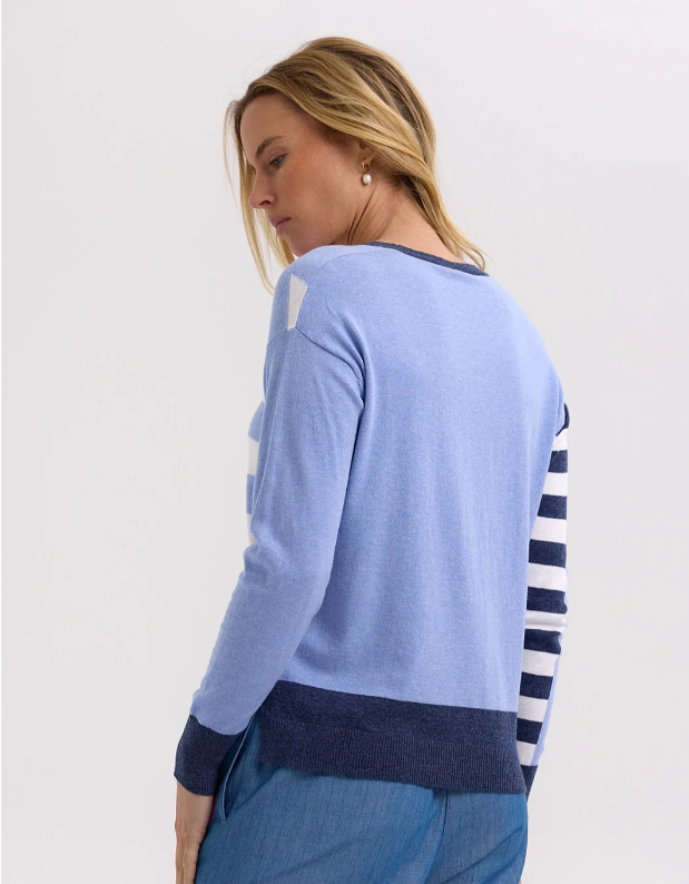 ZAKET & PLOVER INTARSIA BLUEBERRY