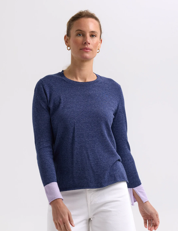 ZAKET & PLOVER ELBOW PATCH JUMPER