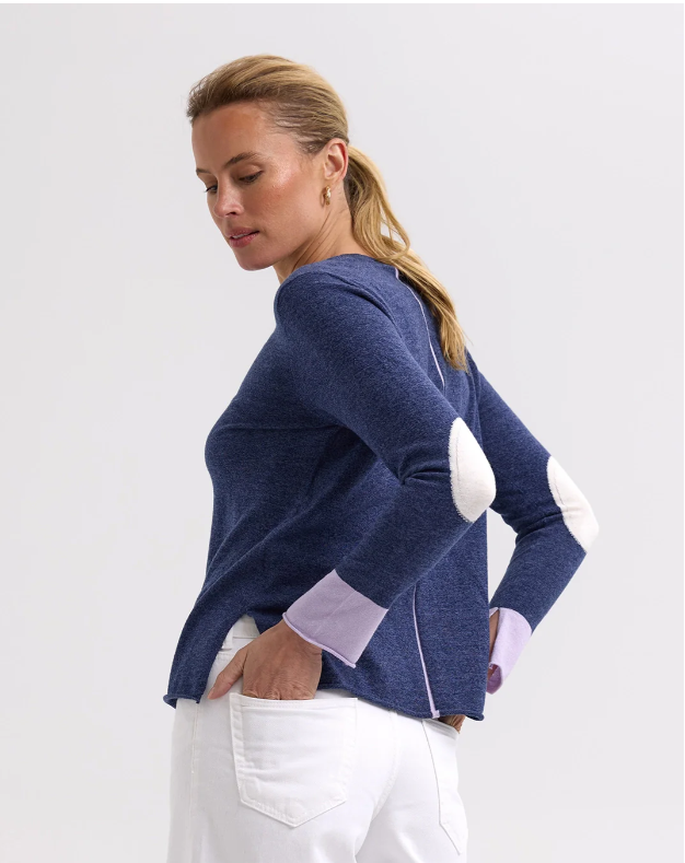 ZAKET & PLOVER ELBOW PATCH JUMPER