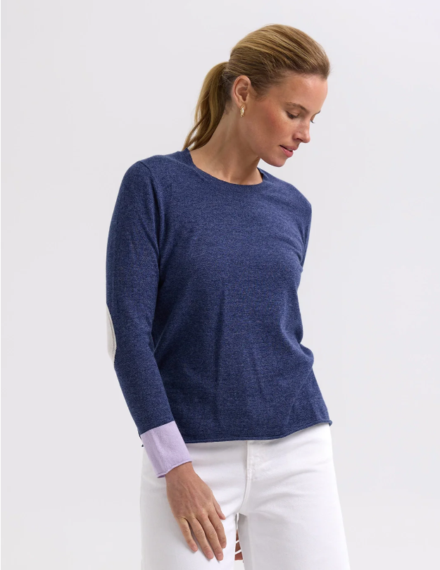 ZAKET & PLOVER ELBOW PATCH JUMPER