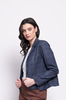 FOIL MATCH MAKER JACKET DARK BLUE CHECK