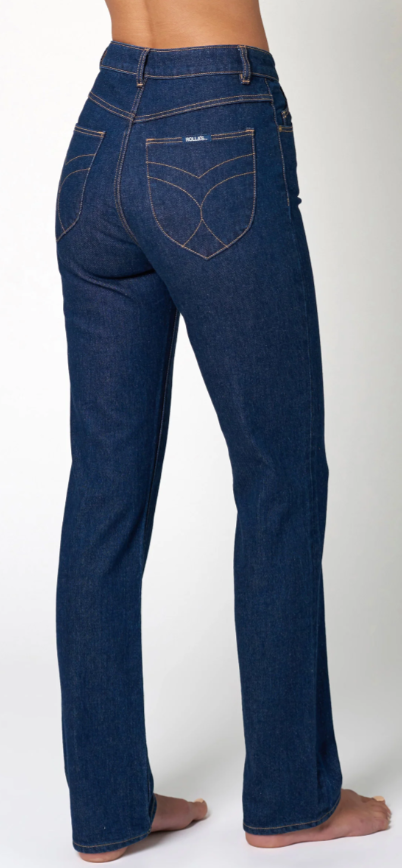 ROLLA ORIGINAL STRAIGHT LONG DENIM JEANS