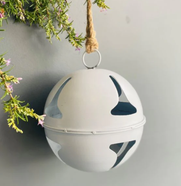 IVORY HOUSE KRISSY BALL BELL - LARGE WHITE